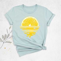 fruit sunshine shirt, summer fruit shirt, beach shirt, summer vacation shirt, lemon sunset shirt, summer vibes shirt,fru