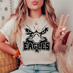 eagles mascot shirt, eagles team shirt, eagles school pride tee, eagles t-shirt, school spirit team shirt, school mascot
