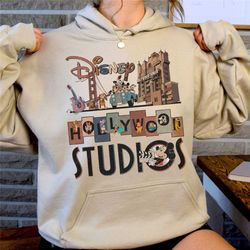vintage disney hollywood studios hoodie, sweatshirt, shirt, hollywood studios shirt, hollywood studios trip shirt, disne