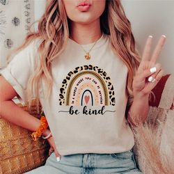 be kind rainbow shirt, rainbow shirt, be kind shirt, be kind tee, cute rainbow shirt, language shirt, kindness shirt, ra