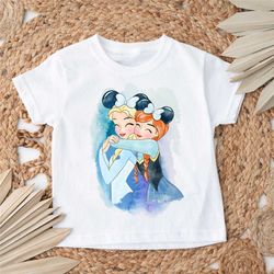 frozen sisters shirt, theme park mouse frozen baby, first trip, matching wdw family shirts, elsa anna shirt