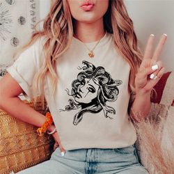 medusa snake face, goddess medusa shirt, halloween shirt, greek mythology shirt,mythology shirt,witchy woman shirt, powe
