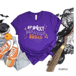 behavior analyst halloween shirt, behavior squad shirt, bcba halloween, therapy shirt, behavior therapist halloween tee,