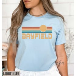 bayfield shirt, wisconsin shirt bayfield gift lake superior northwoods tee, bayfield souvenir bayfield wisconsin vacatio