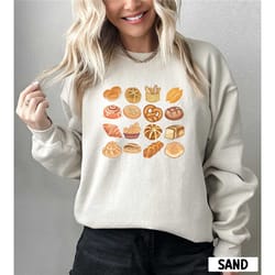 baking sweatshirt baker gift, bread lover sweatshirt, carbs gift, baking mom, funny gift sourdough chef, foodie gift, br