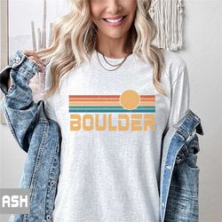 boulder shirt, colorado shirt boulder gift rocky mountain mountain tee, boulder souvenir boulder colorado group vacation