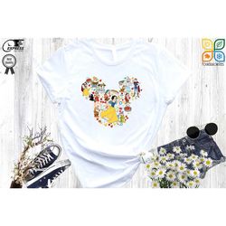 snow white seven dwarfs shirt, disney snow white shirt, mickey head snow white shirt, 7 dwarfs shirt, girls disney shirt