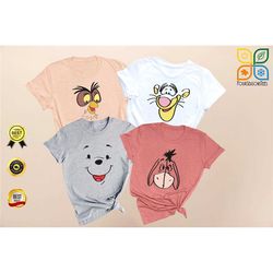 winnie the pooh shirts, disney winnie the pooh shirt, disney tigger shirt, disney piglet shirt, disney eeyore shirt, poo