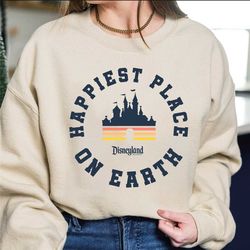 happiest place on earth t-shirt, disney trip tee, disney sweatshirt, disneyland shirt, magic kingdom tee, magical place