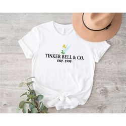 tinker bell  shirt, disney tinkerbell t-shirt, tinker bell co shirt, peter pan shirt, fairy magical shirt, disney fairy