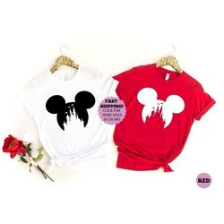 mickey castle shirt,disney shirt,women's unisex disney shirt,minnie ear shirt,cute ear shirt, disney ear shirt,disney tr