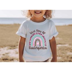 first day of kindergarten shirt, first day of kindergarten rainbow tee, back to school kindergarten teacher shirt,rainbo