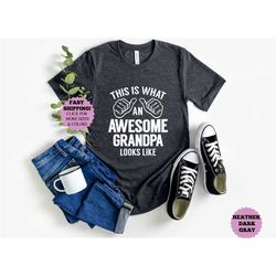 this is what an awesome grandpa looks like, fathers day tee, gift for grandpa, funny daddy shirt, grandpa tee, grandpa g