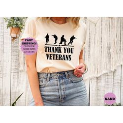thank you veterans shirt, american flag tee, memorial day shirt, veterans day shirt, thank you usa tee, gift for veteran