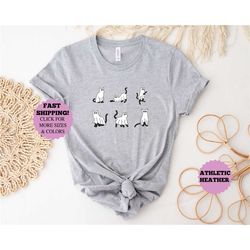 halloween cat shirt, black cat spooky shirt, ghost shirt, halloween shirt, halloween cat shirt, cat lover shirt