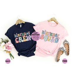 disney birthday squad shirt, birthday crew shirt, birthday party tee, birthday matching gift , disney birthday group tee