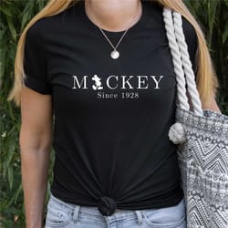 mickey since 1928 disney shirt, mickey mouse shirt, mickey tee, vacation t-shirt, vacation shirt, mickey shirt, mickey e