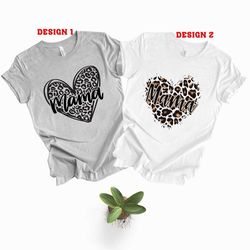 mama shirt, mama heart shirt, cute mama gift, mommy love tshirt, gift for mom, mother's day gifts, women v-neck tess, gi