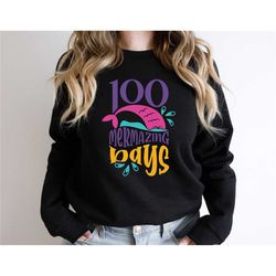 100 days of school shirt for boys girls, mermazing 100 days of school shirts, mermaid school tshirt ,school tee, teacher