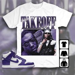 dunk high varsity purple unisex t-shirt, tee, sweatshirt, hoodie, takeoff, shirt to match sneaker