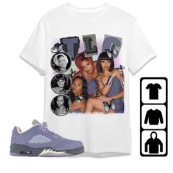 jordan 5 low indigo haze unisex t-shirt, tee, sweatshirt, hoodie, tlc 90s, shirt to match festival lights 5s wmns