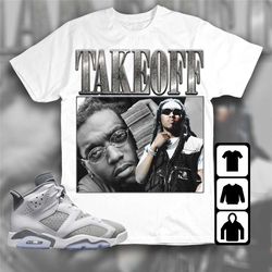 jordan 6 cool grey unisex t-shirt, tee, sweatshirt, hoodie, takeoff, shirt to match sneaker