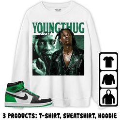jordan 1 celtic lucky green unisex sweatshirt, hoodie, t-shirt, 90s young thg, shirt to match sneaker