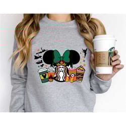 fall coffee shirt, mouse ears coffee lover shirt, disney shirt, coffee shirt, women's pumpkin spice lattes fraps cute fa