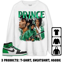 jordan 1 celtic lucky green unisex sweatshirt, hoodie, t-shirt, pop prince, shirt to match sneaker