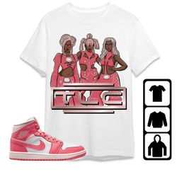 jordan 1 mid strawberries and cream unisex t-shirt, tee, sweatshirt, hoodie, tlc no scrubs, shirt to match sneaker