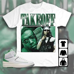 jordan 2 lucky green unisex t-shirt, tee, sweatshirt, hoodie, takeoff, shirt to match sneaker