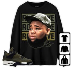 jordan 4 se craft medium olive unisex t-shirt, tee, sweatshirt, hoodie, rd wave head, shirt to match sneaker