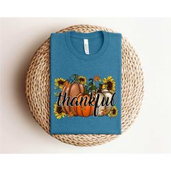 thankful sweatshirt,thankful shirt, pumpkin sweatshirt, thanksgiving sweatshirt, thankful hoodie, thanksgiving shirt, pu