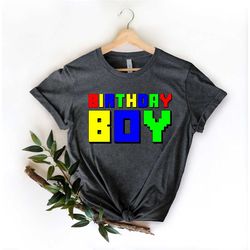 boy birthday shirt,birthday boy toddler shirt,gamer birthday boy shirt,gift for birthday boy,youth birthday gift shirt,b