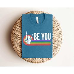 be you skeleton rainbow shirt, rainbow be you shirt, lgbt shirt, lgbt shirt for gift,pride gift, pride celebration shirt