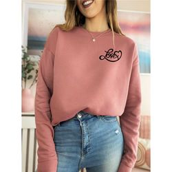 valentine's sweatshirt,love heart sweatshirt,heart arm patches,cute valentine's sweater,teacher valentine's shirt,mom va