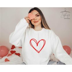 double heart sweatshirt, heart valentine sweatshirt, valentine sweatshirt gift, heart sweatshirt, valentine women sweats