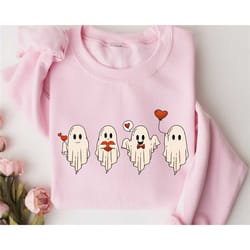 valentine's day, phantom sweatshirt of valentine's day, mignon ghost pull, valentine's day gift, hoodie i love you, wome