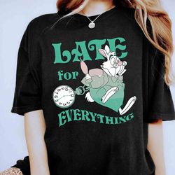 disney alice in wonderland white c1099 magic kingdom holiday trip unisex t-shirt family birthday gift adult kid toddler