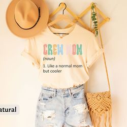 crew mom t-shirt, rowing mom gift tee, gift for rowing mom, rowing shirt, rowing gift, rowing t-shirt