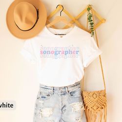 sonographer t-shirt for ultrasound tech, sonographer shirt gift, ultrasound technologist crewneck t-shirt, ultrasound gr