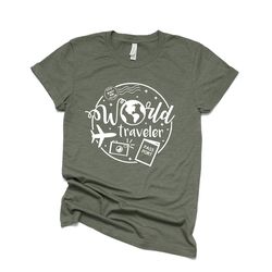 world traveler shirt, world traveler tank top, traveler shirt, women's travel shirt, vacation shirts