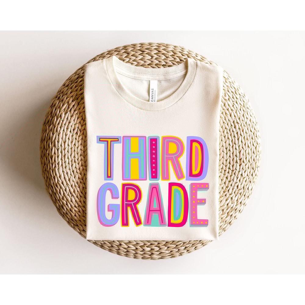 Hello Third Grade Shirt, Third Grade Teacher Shirt, Teacher Gift, Gift for Teachers, 3rd Grade, Third Grade Teacher,Back to School Shirt.jpg