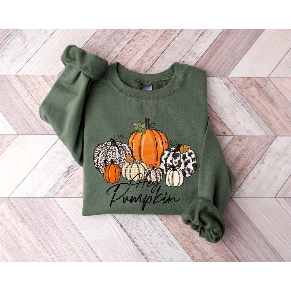 Hey Pumpkin Shirt, Fall Vibes Shirt, Peace Love Thanksgiving Shirt,Family Thanksgiving Shirt, Happy Fall Y'All, Thanksgiving Dinner Shirt.jpg