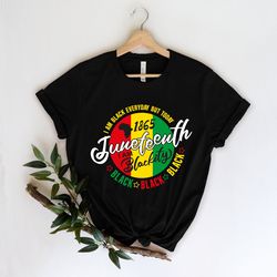i am black everyday, juneteenth 1865 shirt, i am black history month, my history is strong shirt, black,juneteenth gift,