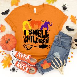 i smell a child, i smell children shirt,a bunch of hocus pocus shirt, hocus pocus shirt, sanderson sister shirts, funny