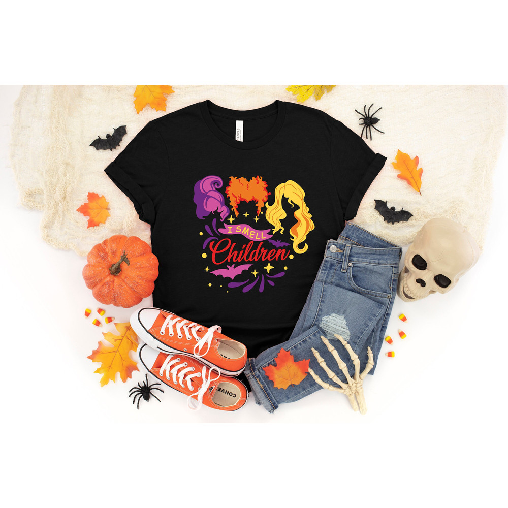 I Smell Children Shirt, A Bunch Of Hocus Pocus Shirt, Hocus Pocus Shirt, I Smell Children, Sanderson Sister Shirts, Funny Halloween Shirt 3.jpg