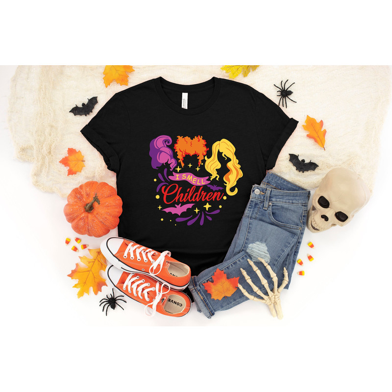 I Smell Children Shirt, A Bunch Of Hocus Pocus Shirt, Hocus Pocus Shirt, I Smell Children, Sanderson Sister Shirts, Funny Halloween Shirt 3.jpg