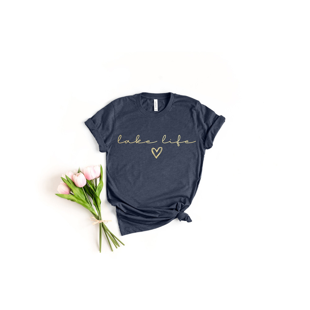 Lake Life Shirt, Lake Shirt, On The Lake,Gift for Travel Lover, Gift for Adventurer, Vacation Shirts, Gift for Her, Camper Shirt, Lake Vibes.jpg