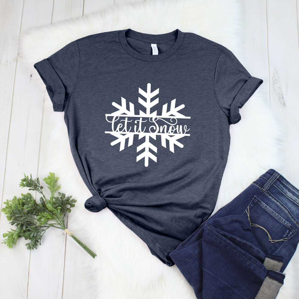Let It Snow, Baby It's Cold Outside Christmas Shirt, Christmas Snowman Shirt, Merry ChristmasShirt,Most Wonderful Time of The Year Shirt.jpg